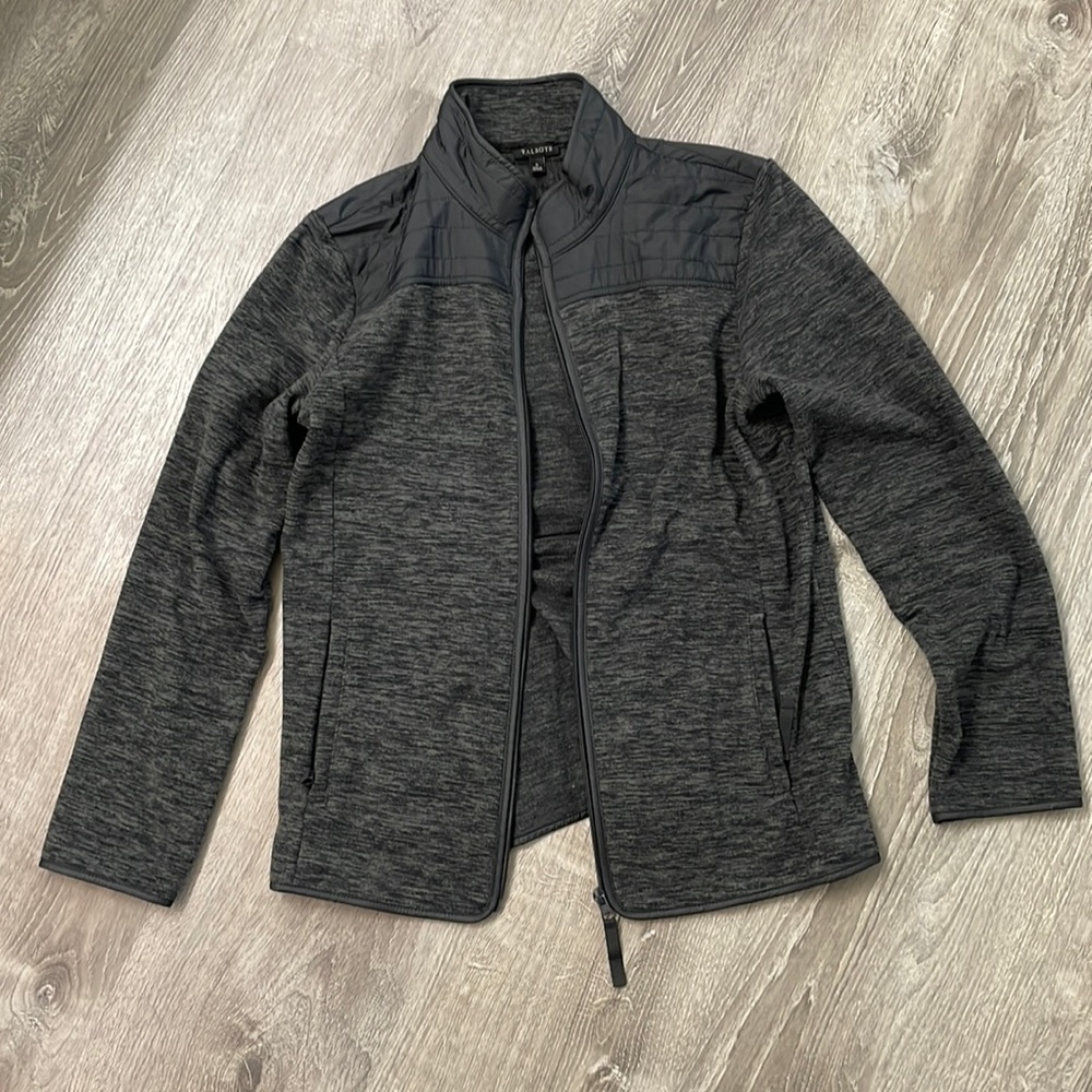 Talbot’s gray fleece jacket- S